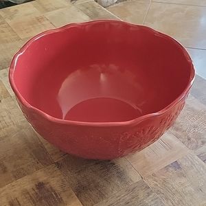 Pioneer Woman red bowl
